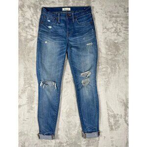 Madewell 9" High-Rise Skinny Jeans - Women's Size 26, Medium Wash